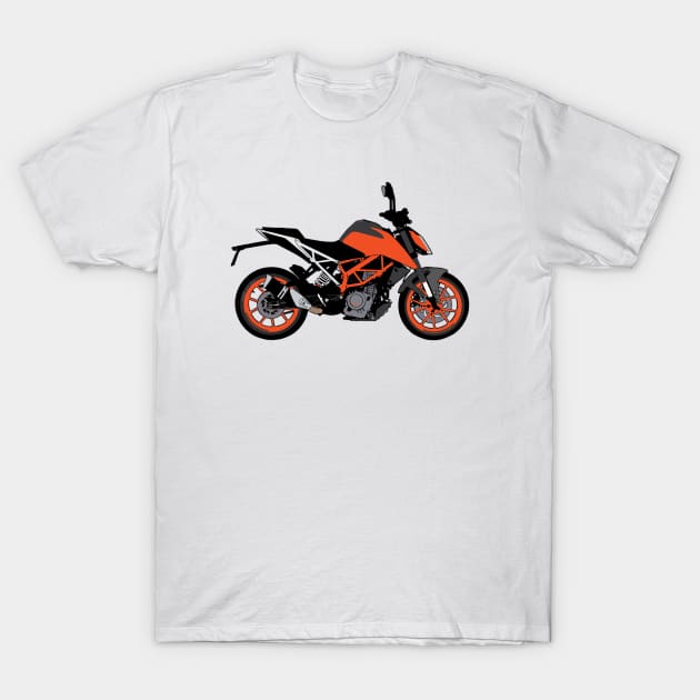 390 Duke orange T-Shirt by NighOnJoy